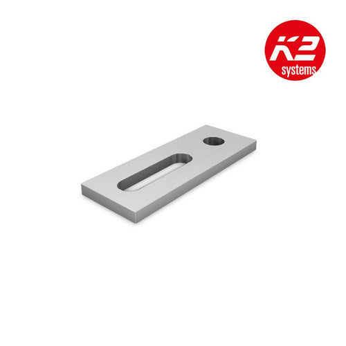 Adapter Plate M10 Aluminium 40x90 - 2002544 - K2 Systems - Giaul