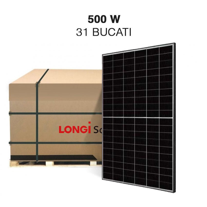 Palet panouri fotovoltaice LONGi Solar 500 W monocristaline LR5 - 66HIH - 500M - Giaul