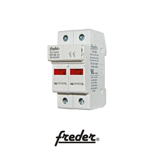 Soclu cilindr. Freder 10x38mm 2x32A 1000V DC ( 88 - 82329 ) - Giaul